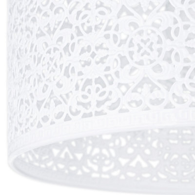 White deals moroccan lampshade