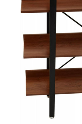 Orsina 3-Tier Gold Shelf Unit With Red Pomelo Veneer,Display Storage ...