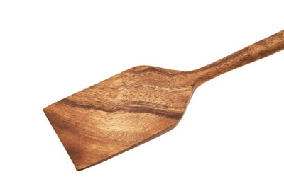 Orsina Acacia Wood Solid Spatula, Natural Kitchen Spatula Tool, Rustic ...