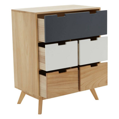 Orsina Compact Design Five Drawer Chest, Modern Design Chest Of Drawers ...