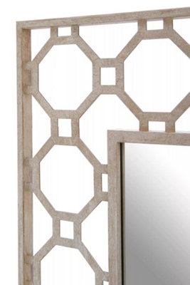 Orsina Contemporary Design Arabesque Wall Mirror, Reflective ...