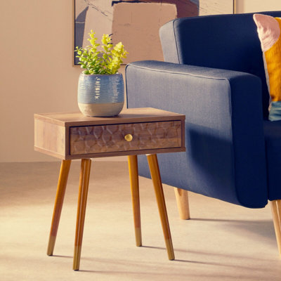 Orsina Contemporary Design Small Side Table, Versatile Storage Table ...