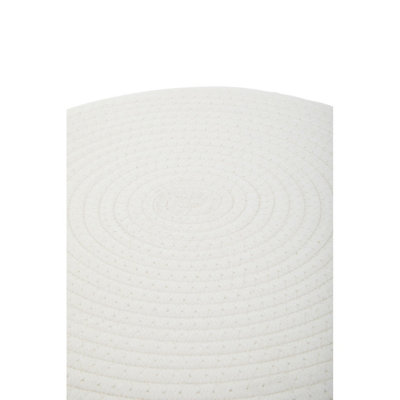 Orsina Durable White Cotton Rope Stool, Stylish Kitchen Stool For ...