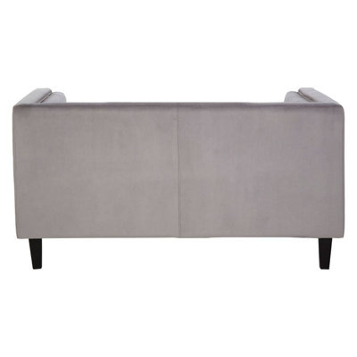 Orsina Felisa Two Seater Grey Velvet Sofa