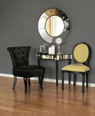 Orsina Glamorous Design Console Table, Reflective Design Hallway Table ...