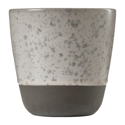 Orsina Grey Speckled Handleless Cup,Textured Stoneware Coffee Mug ...