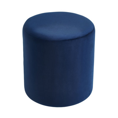 Orsina Haley Midnight Blue Round Stool