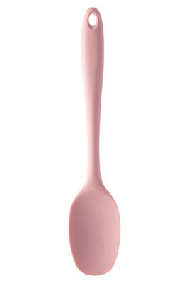 Orsina Heat-Resistant Light Pink Silicone Spoon,Stain Resistant Cooking ...