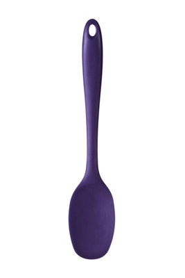 Orsina Non-Stick Purple Silicone Cooking Spoon,Dishwasher Safe Spoon ...