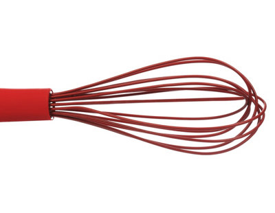 Orsina Non-Stick Red Silicone Whisk,Heat-Resistant & Easy to Clean ...