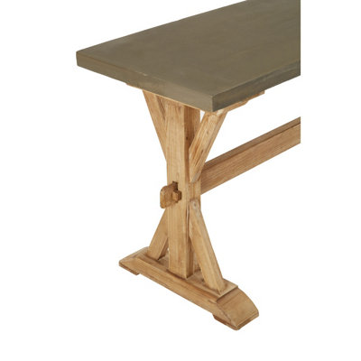 Orsina Traditional Wooden Console Table, Rustic Console Table, Wood ...