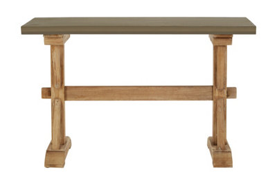 Orsina Traditional Wooden Console Table, Rustic Console Table, Wood ...