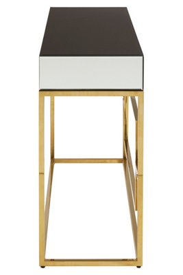 Orsina Vintage Design Console Table, Spacious Lounge Table With Black ...