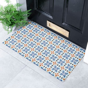 Ortigia Tile Indoor & Outdoor Doormat - 70x40cm