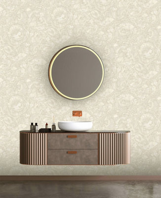 Orvieto Marble luxury textured wallpaper - Neutral
