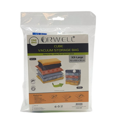 Orwell Cube Vacuum Storage Bag XX-Large 70 x 100 x 35cm 1pk