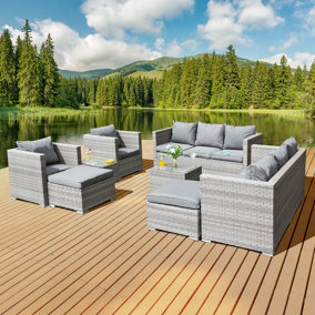 B&q rattan online set