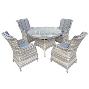 Rattan effect 4 seater Garden furniture sets Garden furniture B Q