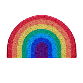 Oseasons Rainbow Medium Half Moon Doormat