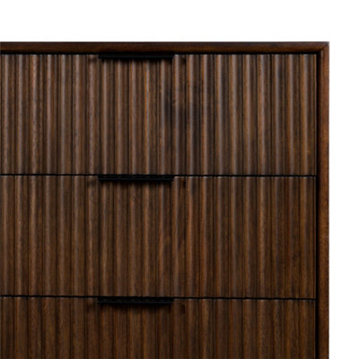 Oskar 6 Drawer Grooved Chest - By Roseland Furniture