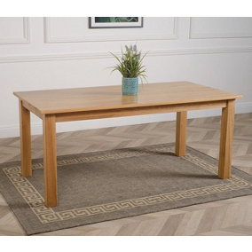 Oslo 180m Large Solid Oak Dining Table