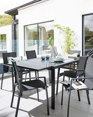 Oslo 6 Seater Dinning Set With Extendable Table, Stylish Brand NEW Chair & Table