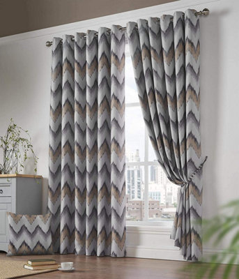 Oslo Eyelet Blockout Curtains Curtain Pair