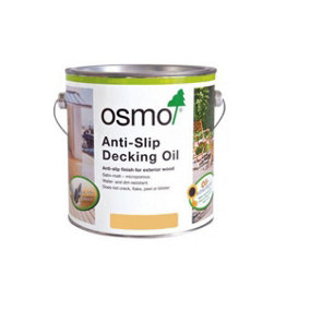 Osmo Anti Slip Decking Oil - Clear - 2.5 Litre
