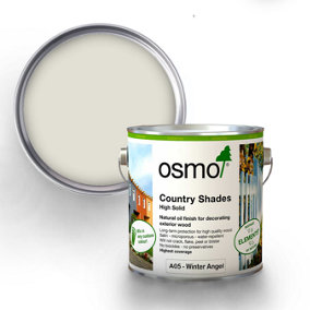 Osmo Country Shades Opaque Natural Oil based Wood Finish for Exterior A05 Winter Angel 2.5L