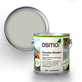 Osmo Country Shades Opaque Natural Oil based Wood Finish for Exterior A06 Just Breathe 2.5L