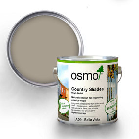 Osmo Country Shades Opaque Natural Oil based Wood Finish for Exterior A09 Bella Vista 2.5L