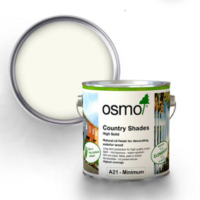 Osmo Country Shades Opaque Natural Oil based Wood Finish for Exterior A21 Minimum 2.5L
