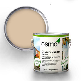 Osmo Country Shades Opaque Natural Oil based Wood Finish for Exterior A25 Corny Hideout 2.5L