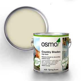 Osmo Country Shades Opaque Natural Oil based Wood Finish for Exterior A26 Spring Scent 2.5L