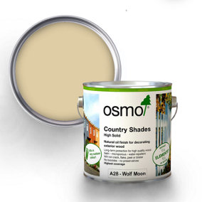 Osmo Country Shades Opaque Natural Oil based Wood Finish for Exterior A28 Wolf Moon 2.5L