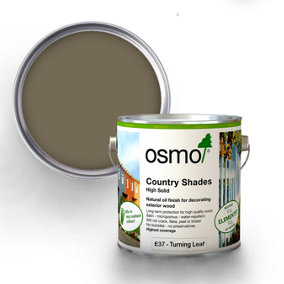 Osmo Country Shades Opaque Natural Oil based Wood Finish for Exterior E37 Turning Leaf 2.5L