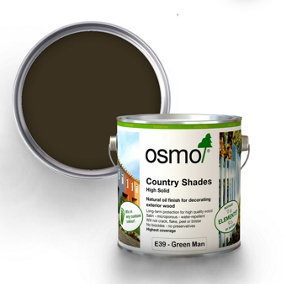 Osmo Country Shades Opaque Natural Oil based Wood Finish for Exterior E39 Green Man 125ml Tester Pot