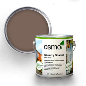 Osmo Country Shades Opaque Natural Oil based Wood Finish for Exterior E46 Barneys Rubble 2.5L