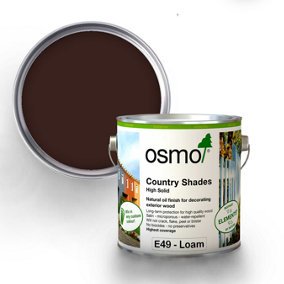 Osmo Country Shades Opaque Natural Oil based Wood Finish for Exterior E49 Loam 2.5L