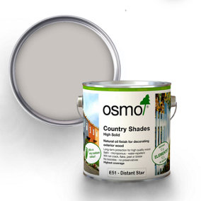 Osmo Country Shades Opaque Natural Oil based Wood Finish for Exterior E51 Distant Star 2.5L