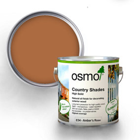 Osmo Country Shades Opaque Natural Oil based Wood Finish for Exterior E54 Ambers Rose 125ml Tester Pot