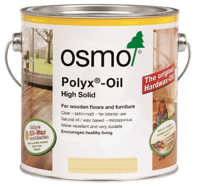 Osmo Polyx Hard Wax Oil - Clear - Gloss - 2.5 Litre