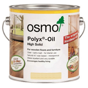 Osmo Polyx Hard Wax Oil - Clear - Satin - 2.5 Litre