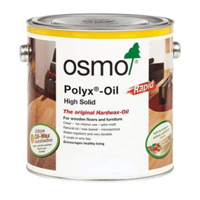 Osmo Polyx Oil Rapid - Clear - Satin - 2.5 Litre