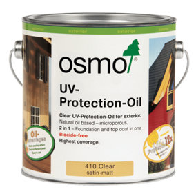 Osmo UV-Protection Oil 410 Clear Satin - 2.5L