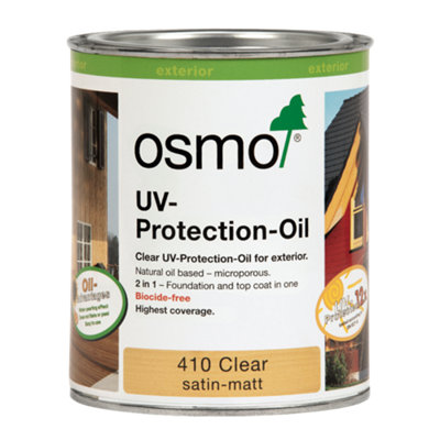 Osmo UV-Protection Oil 410 Clear Satin - 750ml