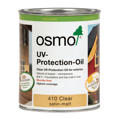 Osmo 420 Extra Clear Satin UV-Protection Oil 3L | Build & Plumb
