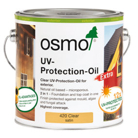 Osmo UV-Protection Oil Extra 420 Clear Satin - 10L