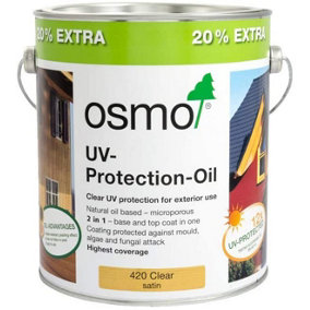 Osmo UV Protection Oil Extra 420 Clear Satin 3.0L
