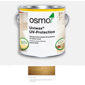 Osmo Uviwax Non Yellowing UV Protection - Clear - Satin - 2.5L
